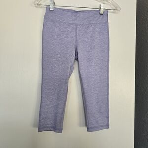 Ideology Striped Active Cropped Legging Purple